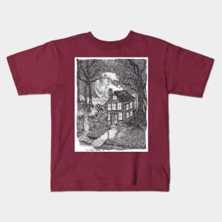 Refuge - Full Moon and a Quiet Night Kids T-Shirt